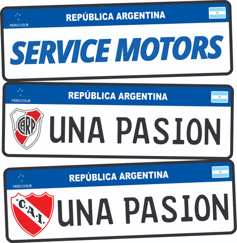 Chapa Patente Personalizadas