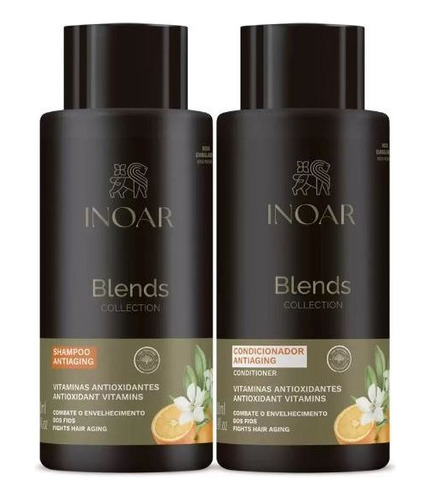 Kit Inoar Blends Vitamina C Duo (2 Produtos) 2x800ml