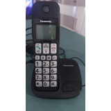 Teléfono Panasonic Kx-tge110 Inalámbrico - Color Negro