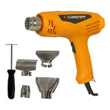 Pistola De Calor Lusqtoff 500° 1600w Con Accesorios En Kit