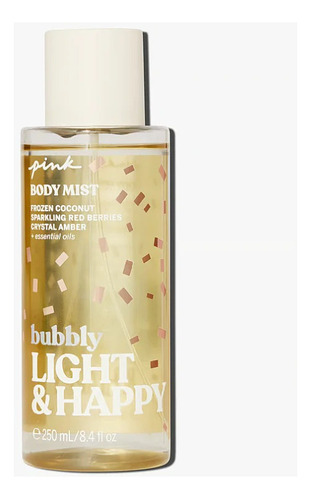 Victorias Secret Pink Body Mist Bubbly Light And Happy 250ml