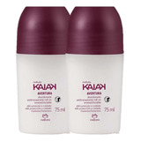 Kit Desodorante Roll-on Kaiak Aventura Feminino 75ml 2 Unid.