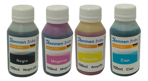 Tinta Kennen Inks Para Hp 110 115 315 Combo 4x100ml