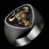 Anillo De Hombre Toro Elegante De Moda