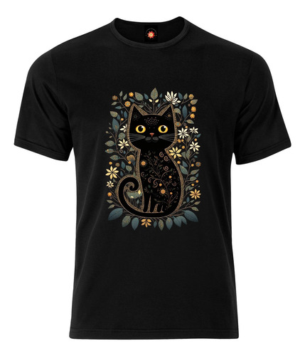 Remera Estampada Varios Diseños Gatito Blacky