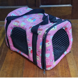 Bolso Transportador De Viaje Mascotas Gatitos Perros 