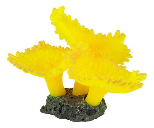 Enfeite De Silicone Soma Coral Mushroom Spotted Laranja 04