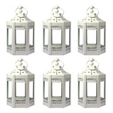 Vela Lanterns Mini Faroles Decorativos De Metal De 4.5 Pulga