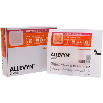 Allevyn Gentle Border. Aposito 7.5x7.5 Cm. Caja Con 10 | Envío gratis