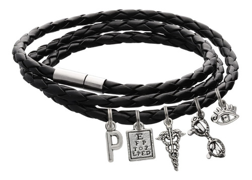 Pulsera Médico Oftalmólogo Dije Ojo Lentes Tabla Letra Moda