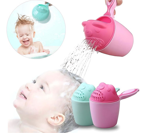 Ducha Jarrito Regadera Osito Para Bebe Baño Enjuagador Color