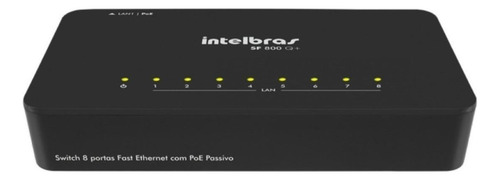 Switch Intelbras 8 Portas Fast Ethernet Sf 800 Q+