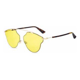 Lentes De Sol Christian Dior Modelo Sorealpop Yellow/gold