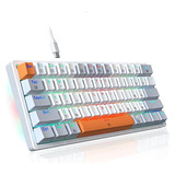 Teclado Juegos Mecánico Al 60% Retroiluminación Rgb, ...