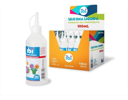 Silicona Liquida Adhesivo X 250 Ml - Scrapbooking- Ibi Craft
