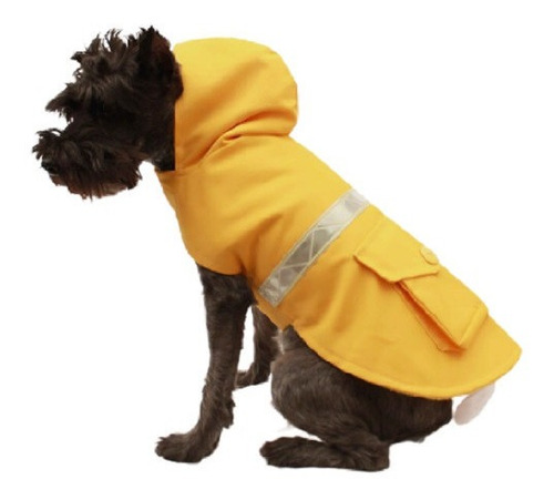 Impermeable Reflejante Amarillo Perro Talla 0 Pet Pals