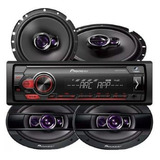 Kit Rádio Pioneer Mvh-s118ui + Falante 6' E 6x9' Pioneer