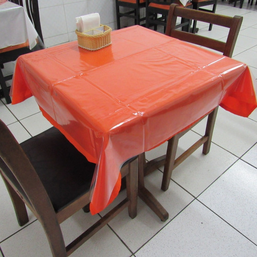 Toalha De Mesa Plastico Transparente Mesa De Bar 100x100 Cm