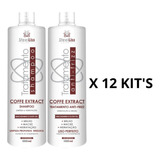 12 Kit's Progressiva De Café Tratamento Anti Frizz - Atacado