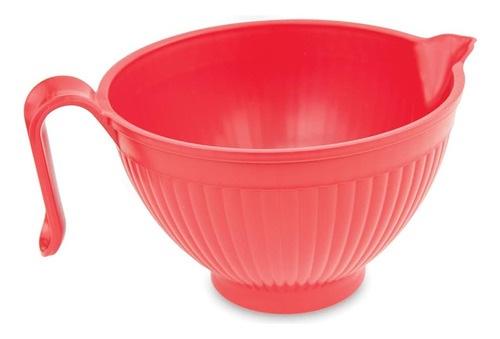 Nordic Ware Plastic Better Batter Bowl, 10 Tazas, Rojo