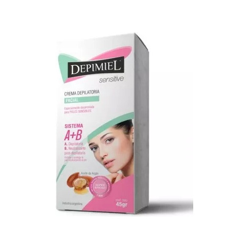 Depimiel Crema Depilatoria Facial Para Piel Sensible X45gr 