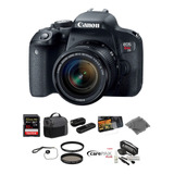 Canon Eos Rebel T7i Dslr Camara Con 18-55mm Lens Deluxe Kit