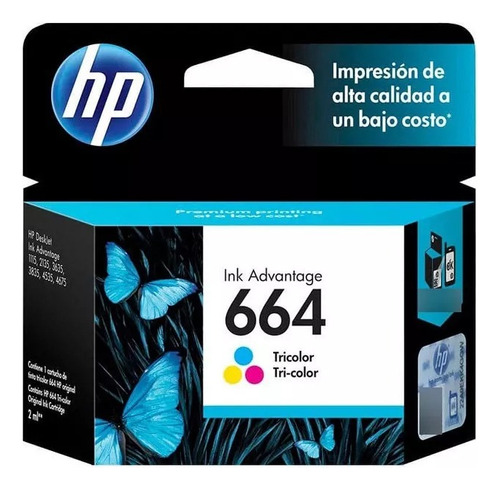 Cartucho Tinta Hp 664 Original Color 2135 3635 2675 