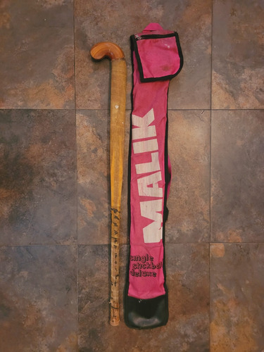 Palo De Hockey Madera 90cm Con Funda