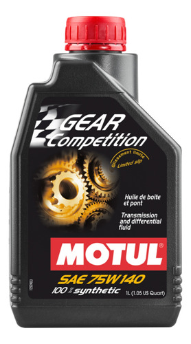 Motul Aceite Transmision Gear Competition 75w140 1lt