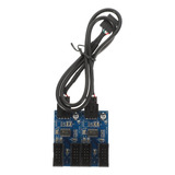 Ordenador Con Tarjeta Elevadora De Cable Interno Usb De 9 Pi