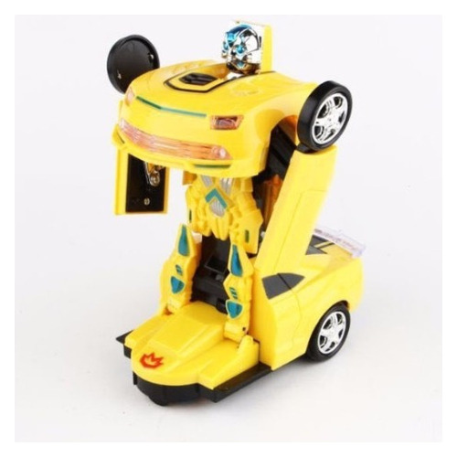  Auto Robot Transformers Con Luz Y Sonido