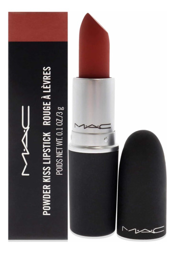Batom Mac Powder Kiss Lipstick # Devoted To Chili - 316