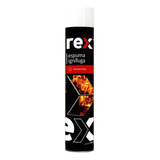 Pack 6 Espuma Expansiva Ignífuga Rex 750 Ml Resiste El Fuego