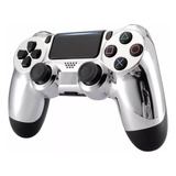 Joystick Ps4 Silver Plata Cromado 