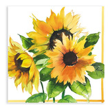 20 Guardanapos Para Decoupage Ambiente Girasoli 13306555