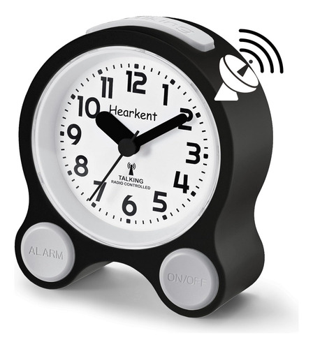 Hearkent Reloj Parlante Atómico, 5 Juegos De Alarmas Separad