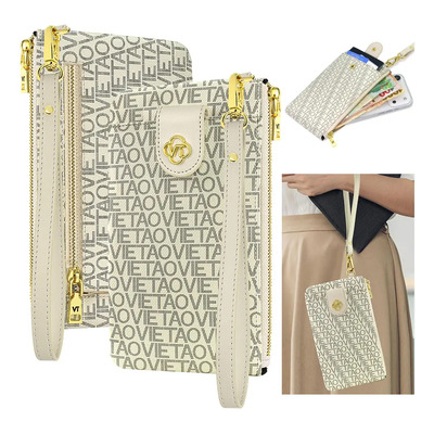 Bolsa Para Teléfono Móvil, Cartera, Tarjetero, Bolso De Mano Color Blanco | Meses sin interés