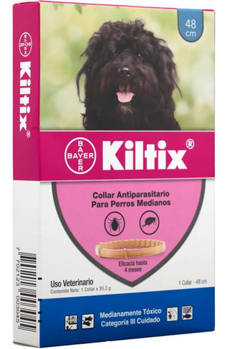 Kiltix Collar Antiparasitario Perros Medianos