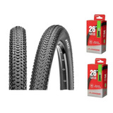 Kit Cubiertas Maxxis Pace Rod 26 + Camaras Chaoyang Rod 26