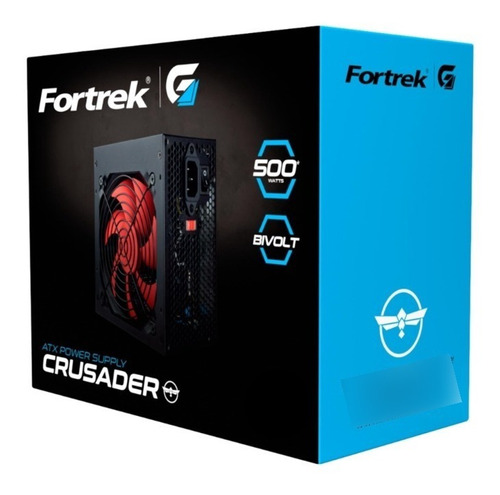 Fonte Atx Para Pc 500w Computador Gamer Crusader 