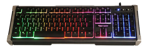 Teclado Gamer Retroiluminado Rgb Tecmaster Vulcano