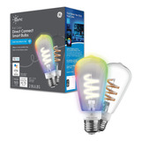 Bombillas Inteligentes Ge Cync. Led, Estilo Edison St19, 2u.