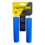 Mangos De Bicicleta Mtb Spark Azul Silicona Puños Cómodos