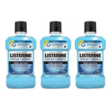 Listerine Tartar Control Enxaguante Bucal 250ml (kit C/03)