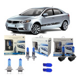 Kit Lampadas Kia Cerato 2009 A 2012 Super Brancas Techone