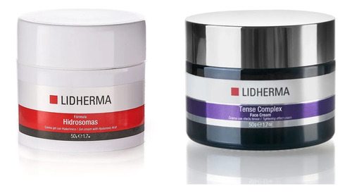 Kit Hidrosomas Hidrata + Tense Complex Face Cream Lidherma
