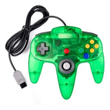 Control Para Nintendo 64 N64 Teknogame - Verde/transparente