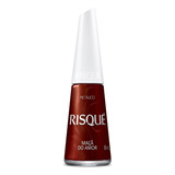 Esmalte De Uñas Cor Risqué Metálico Essencial De 8ml De 1 Unidades Color Maçã Do Amor