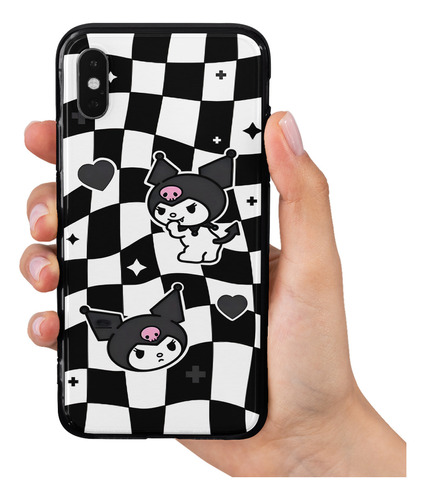 Funda Para Samsung En Todos Los Modelos Kuromi Black & White