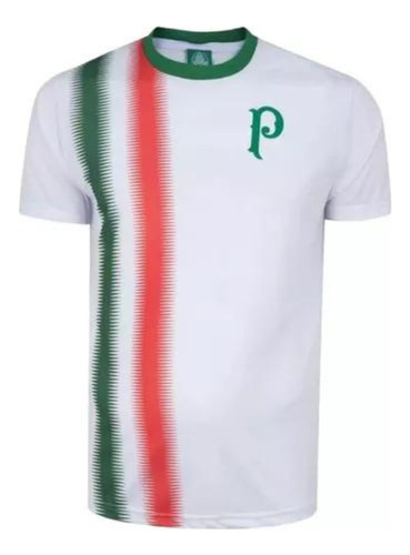 Camiseta Palestra Itália Retrô Branco Palmeiras Oficial 